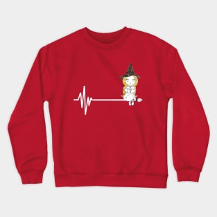 cute heart beat Crewneck Sweatshirt